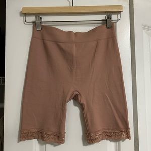 Free People Intimate - Biker Shorts Lace Trim